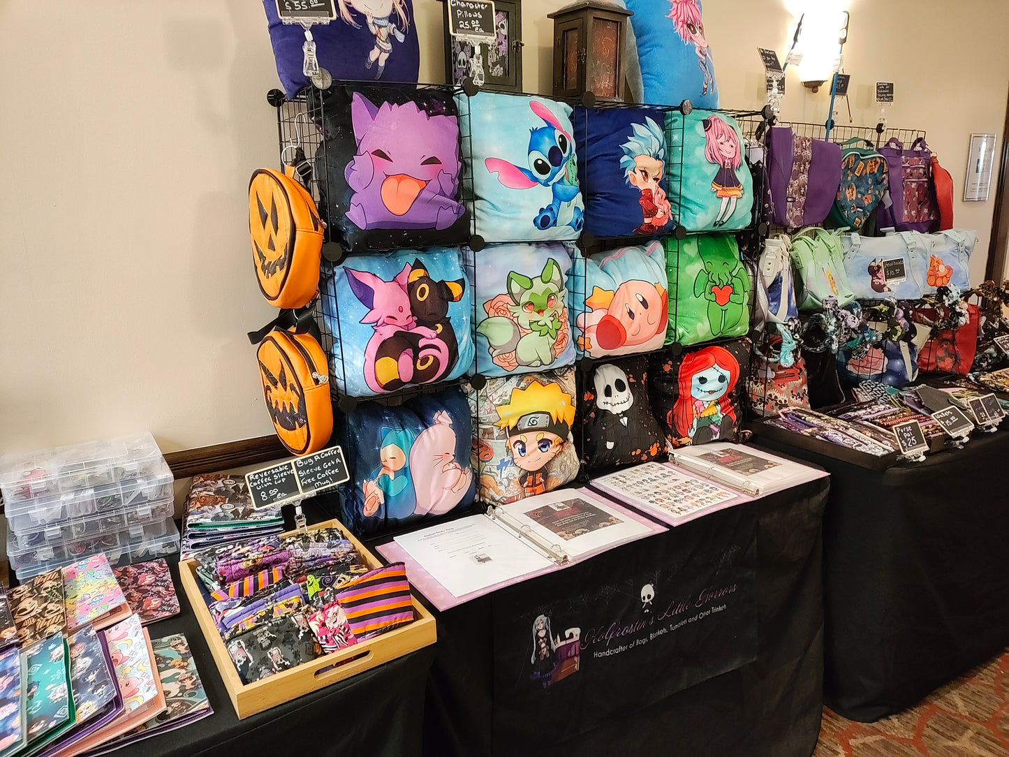 A Display of Pillows.